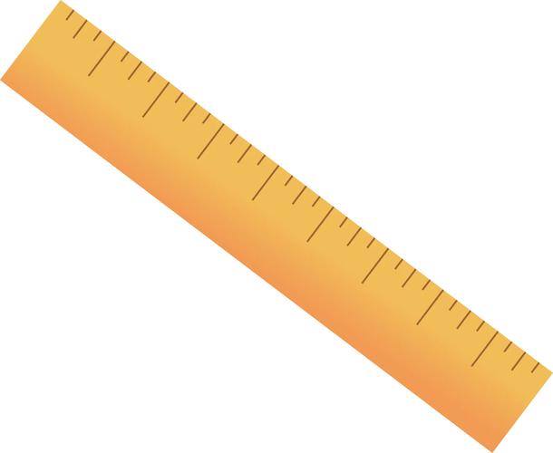 直尺教學用品矢量圖尺子png
